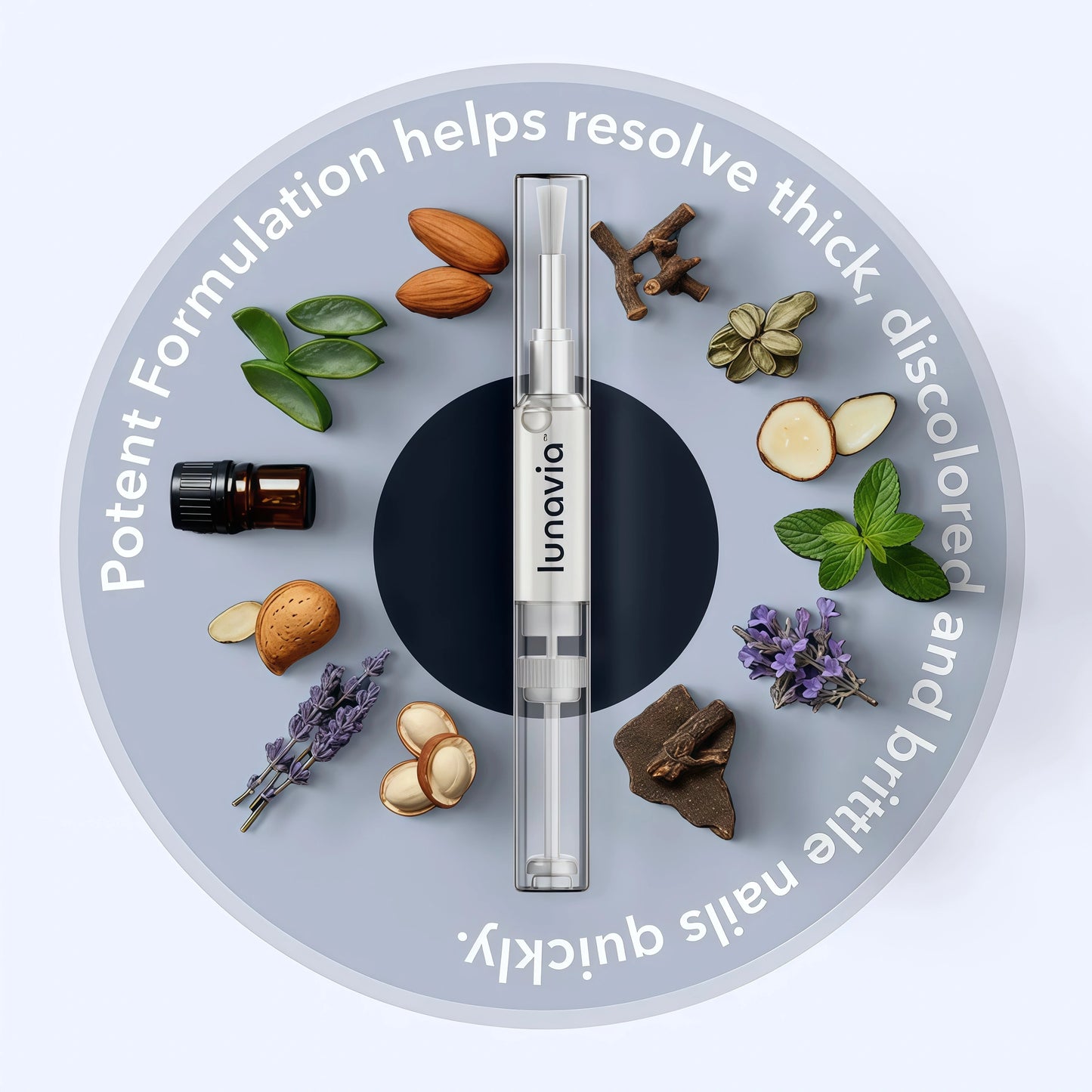 Lunavia Antifungal Pen – Cures Most Athlete’s Foot, Jock Itch, and Ringworm - 25% Undecylenic Acid with added Tea Tree, Jojoba, Clove Bud Oils & Aloe - 1 Pack Twist Pen (3ML Volume)